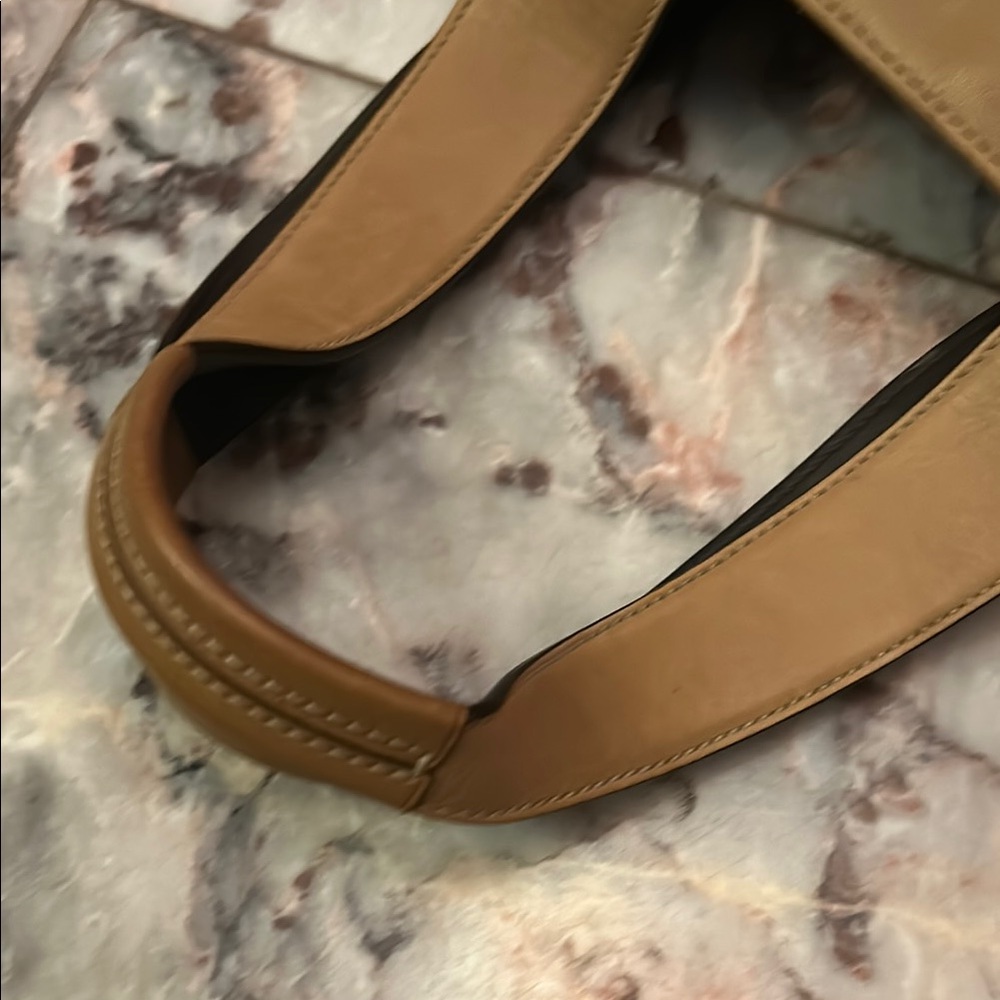 Coach Tan Leather Tote Bag - Picture 7 of 13